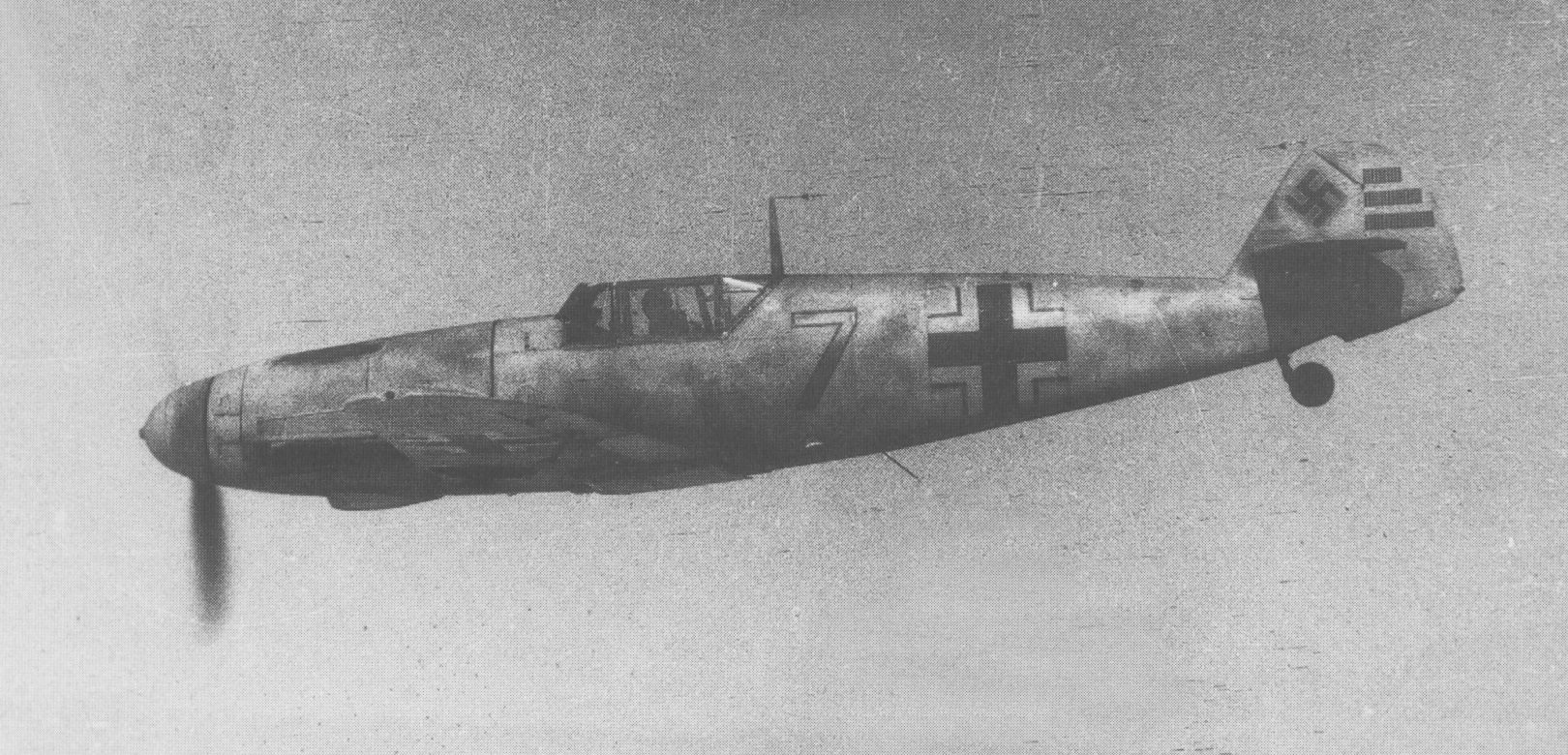 Bf109F-2 командира 3-го штаффеля оберлейтенанта Хайнриха Крафта