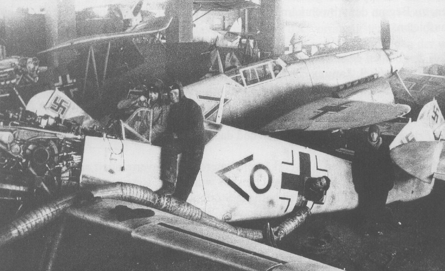 «Мессершмитты» штабшварма I/JG51, Старая Русса, январь – февраль 1942г.