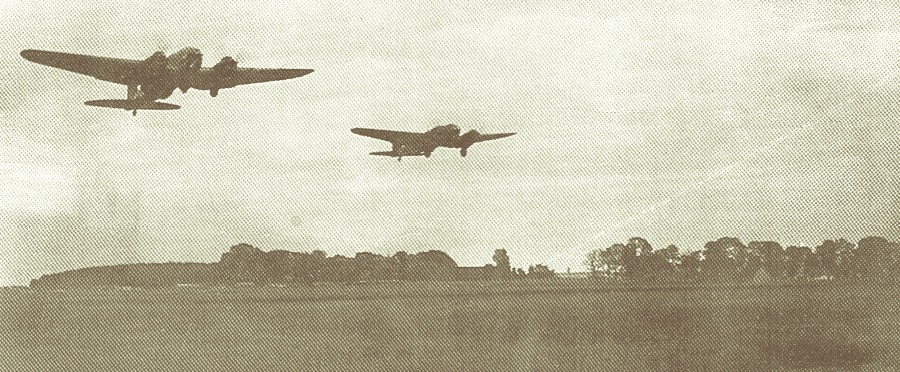 Взлет Хе-111 из KG 55 утром 22 июня 1941 года
