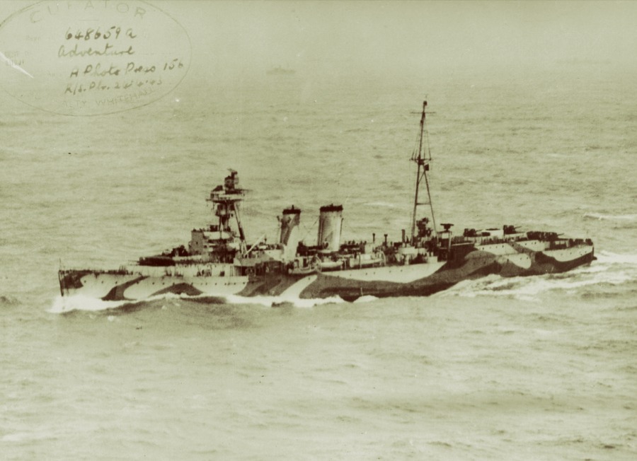 HMS Adventure в феврале 1943 г.