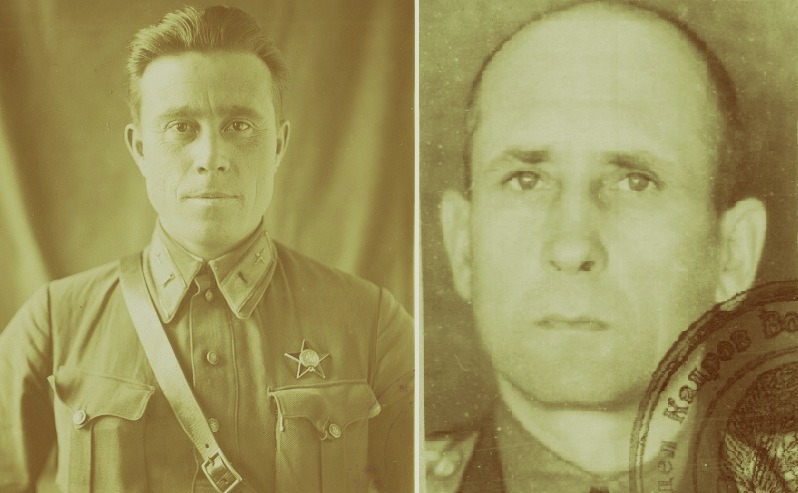 Командир группы ДБ Гайкович Владимир Павлович и флаг-штурман Миринюк Иван Исаевич