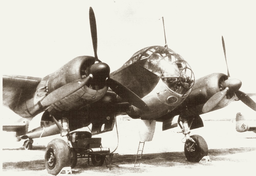 Ju88B-0 код D-ASGQ во время секретных полетов над СССР, весна – начало лета 1941 года.
