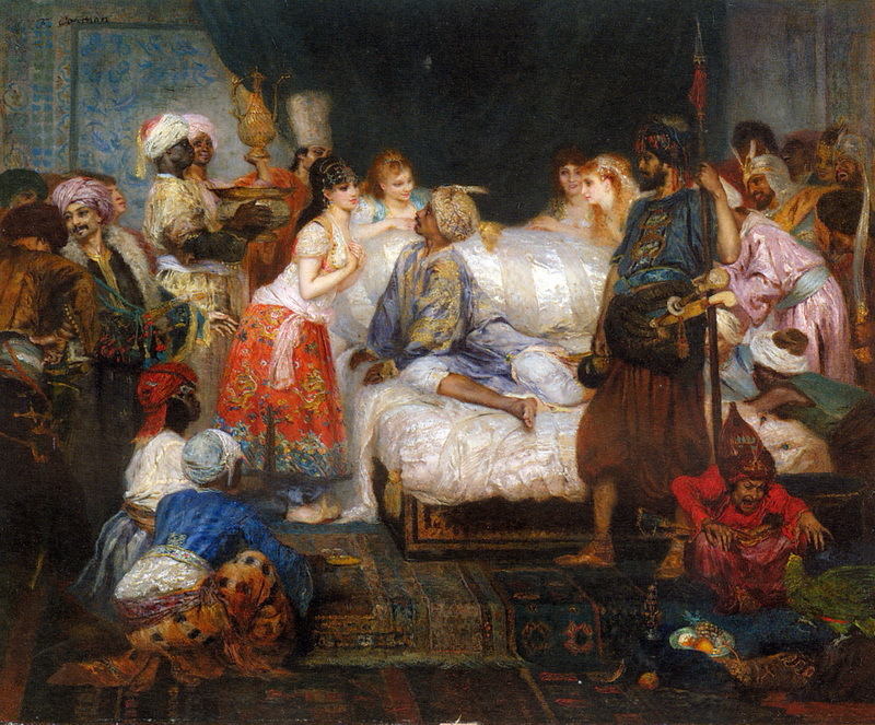 Гарем. Художник Фернан Кормон