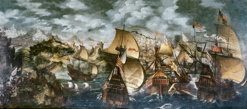 Непобедимая Армада в сражении при Гравелине. wikimedia.org