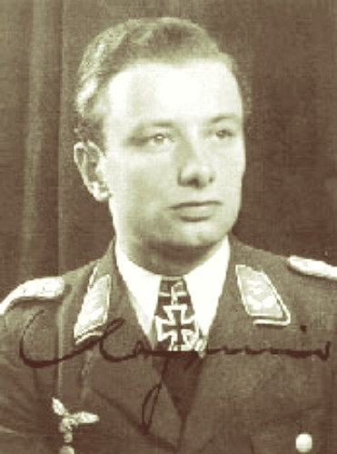 Командир 1./JG77 обер-лейтенант Карганико (Horst Carganico)