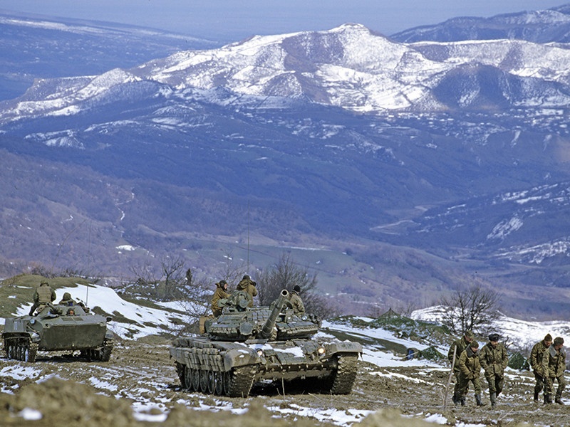 Войска в горах