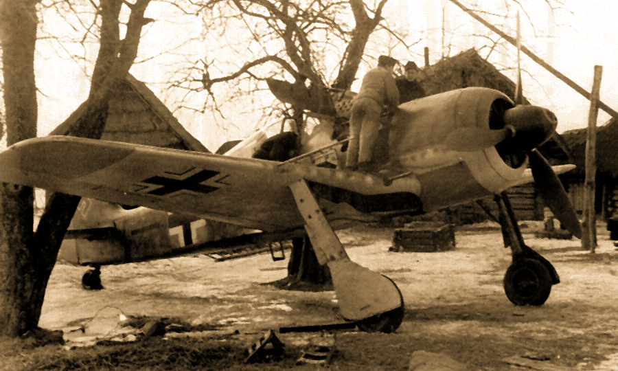 «Фокке-Вульф» Fw 190A из состава авиагруппы II./JG 54