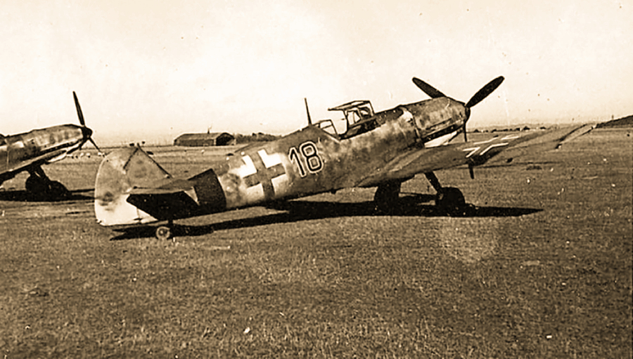 Messerschmitt Bf.109E из состава I/JG101, Франция, март 1943 года.