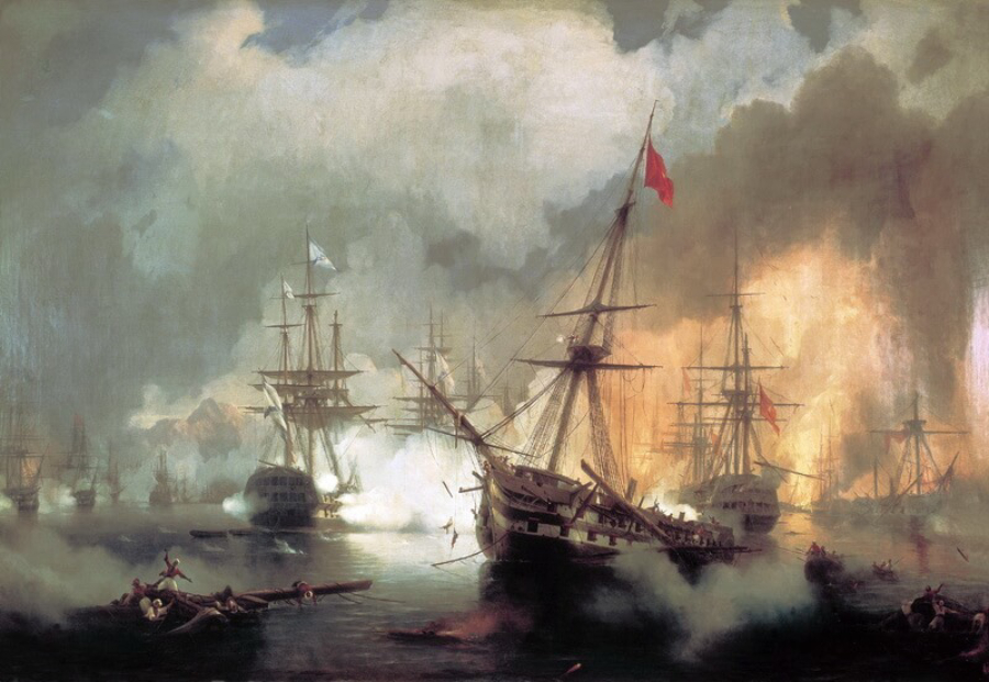 «Азов» ведёт бой. (wikimedia.org)