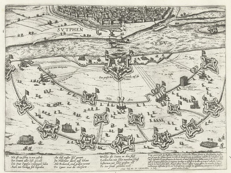 Осада Зютфена, 1586 год. (wikimedia.org)