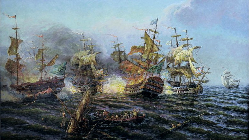 Керченское сражение. Художник В.И. Тихоновский. (morpolit.milportal.ru)