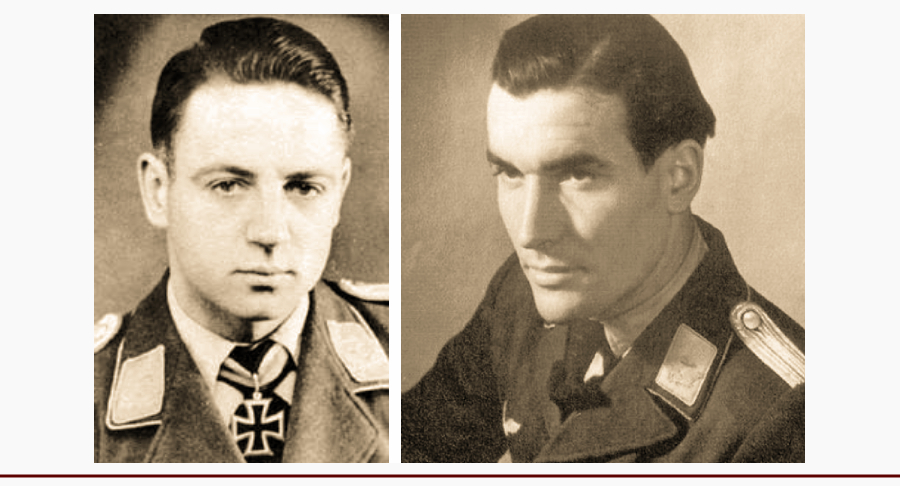 Оберлейтенант Карл-Хайнц Вебер (132 победы), погиб в 1944 году в воздушном бою на запад-ном фронте и оберлейтенант Хорст Хаасе (54 победы), погиб в 1944 году в катастрофе.