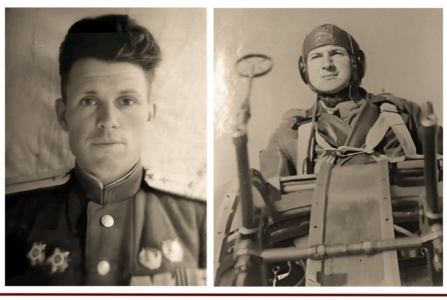 Дурнов Сергей Васильевич. Родился 25.09.1916. К концу войны старший лейтенант, начальник связи эскадрильи 367-го БАП, выполнил 150 боевых вылетов. Награжден орденом Ленина, орденом Красного Знамени, Красной Звезды, Отечественной войны I и II степени, медалями. Умер 02.11.1956. Лойтер Павел Наумович. Родился 09.01.1922. К концу войны лейтенант, штурман экипажа 63 БАП, выполнил свыше 185 боевых вылетов (на июль 44-го). Награжден орденами Красного Знамени, Красной Звезды, двумя орденами Отечественной войны II степени. Умер в 1990 году.