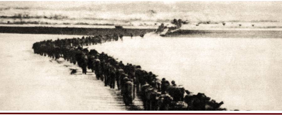 Пехота Китайских народных добровольцев на марше, осень 1950 года