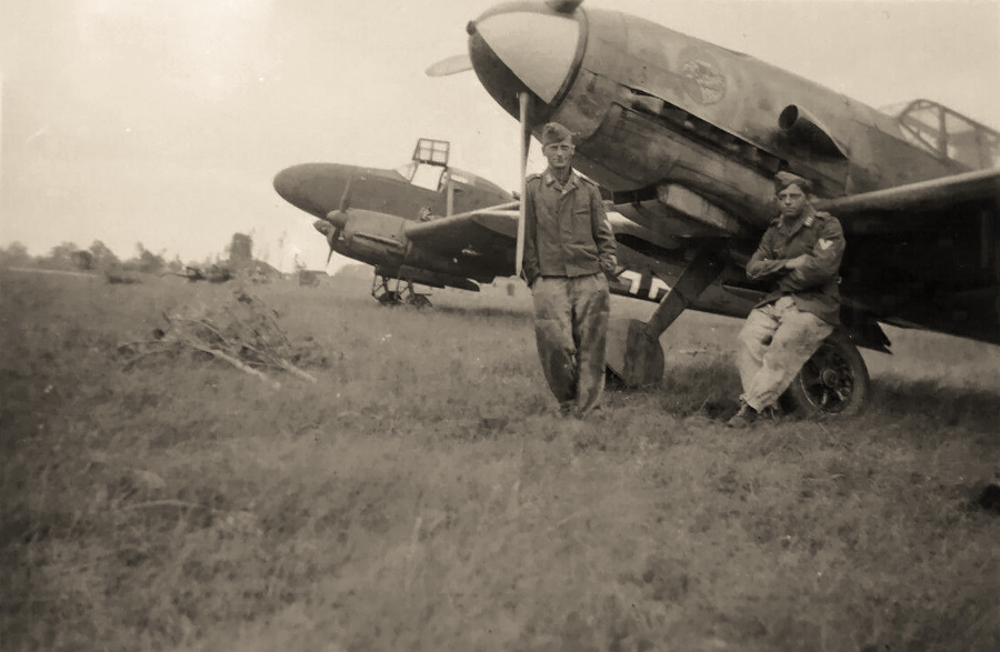 Me-109Ф2 из 9.JG51 и ФВ-58. 1941 г