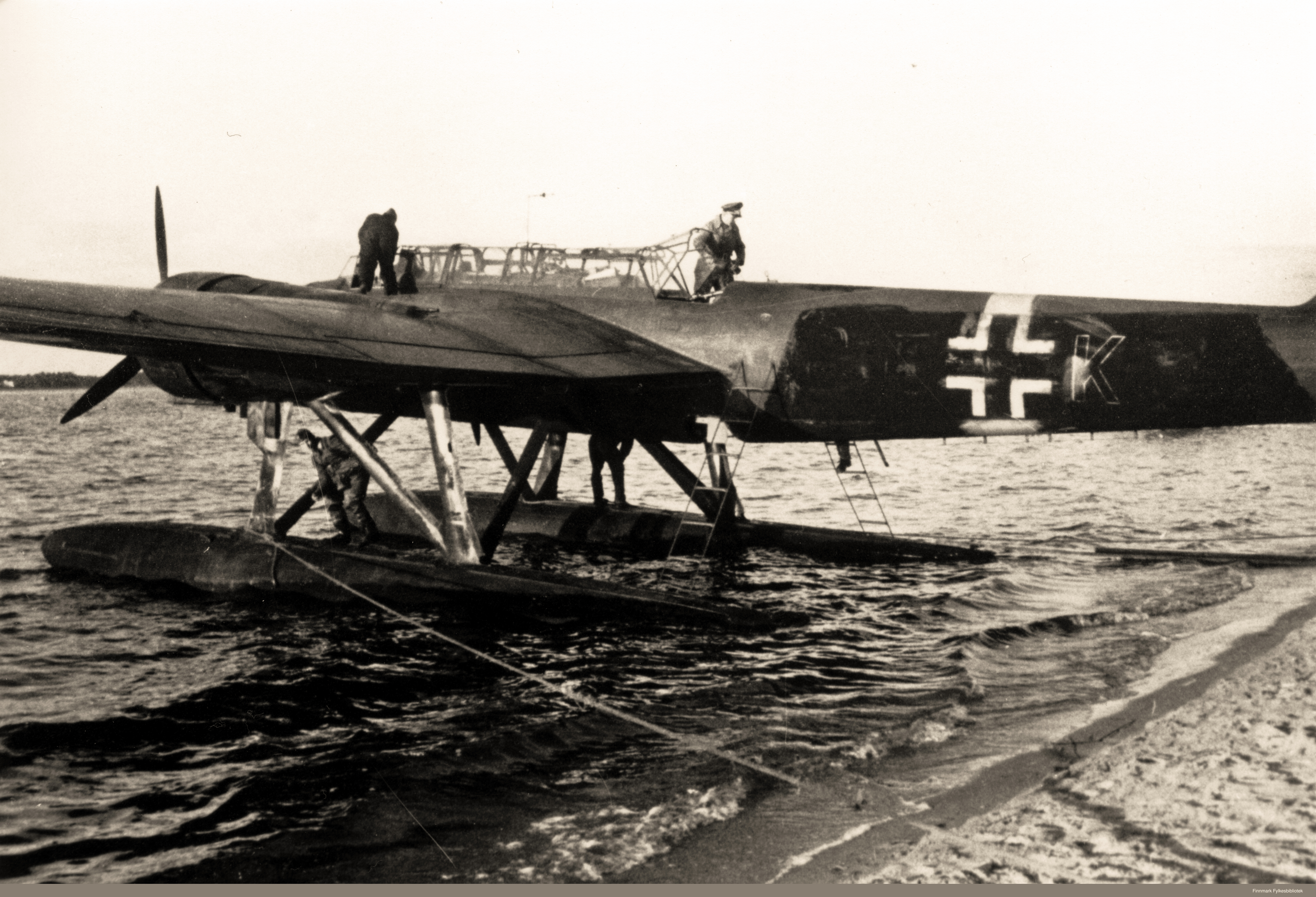 He-115 «K6+KH» из 1./406 в Норвегии. Из коллекции Р. Раутио//digitaltmuseum.no