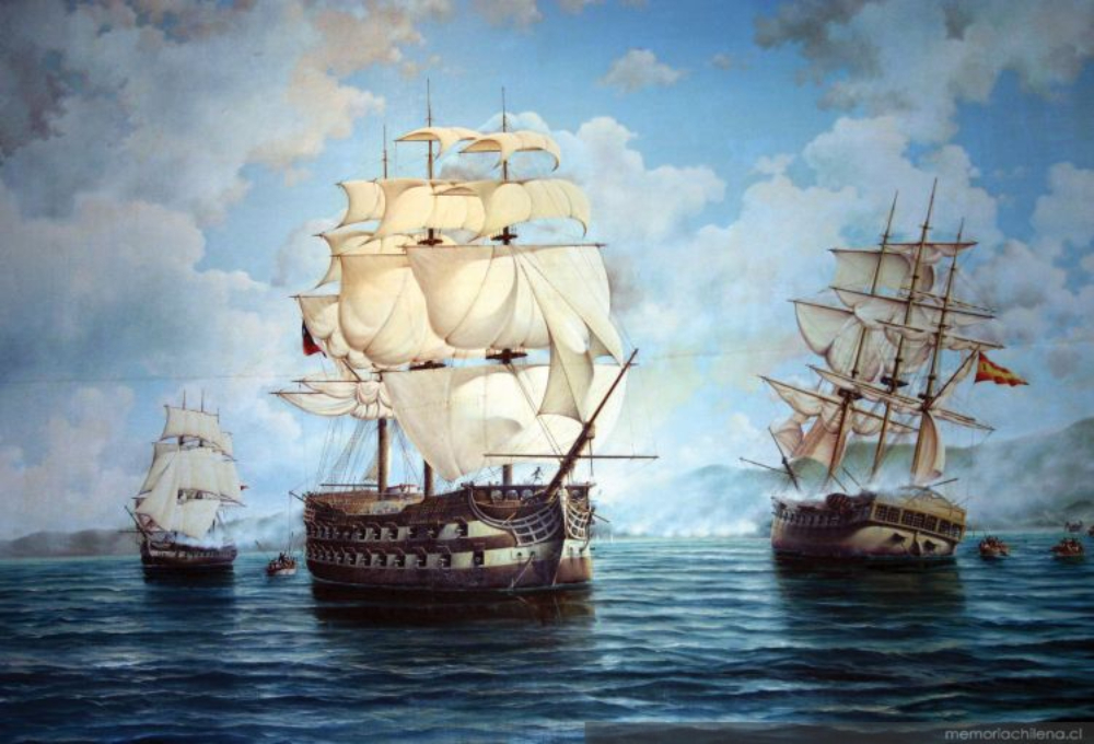 Захват испанского фрегата «Мария Изабель» (бывший «Святой Патрикий»). wikimedia.org