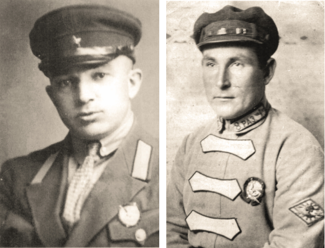 Летнаб А.П. Эейзнер и летчик П.М. Захаров